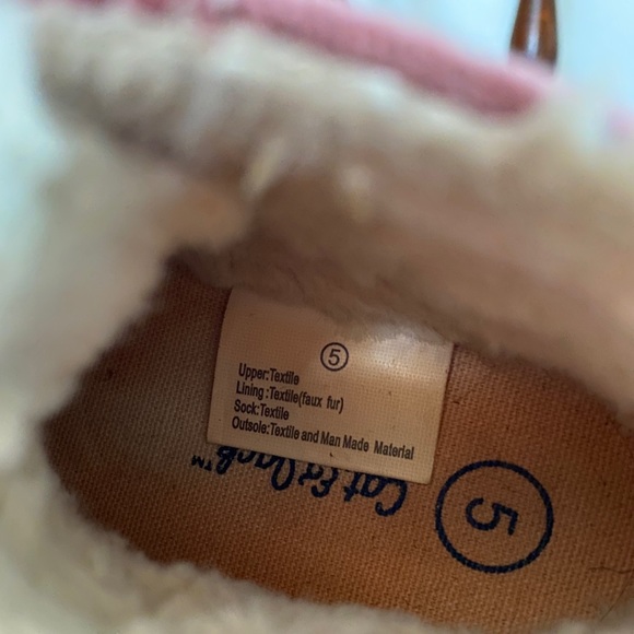 Old Navy boots and Cat & Jack zip sneakers with the (faux) FUR!! Toddler Sz5 - Picture 7 of 14